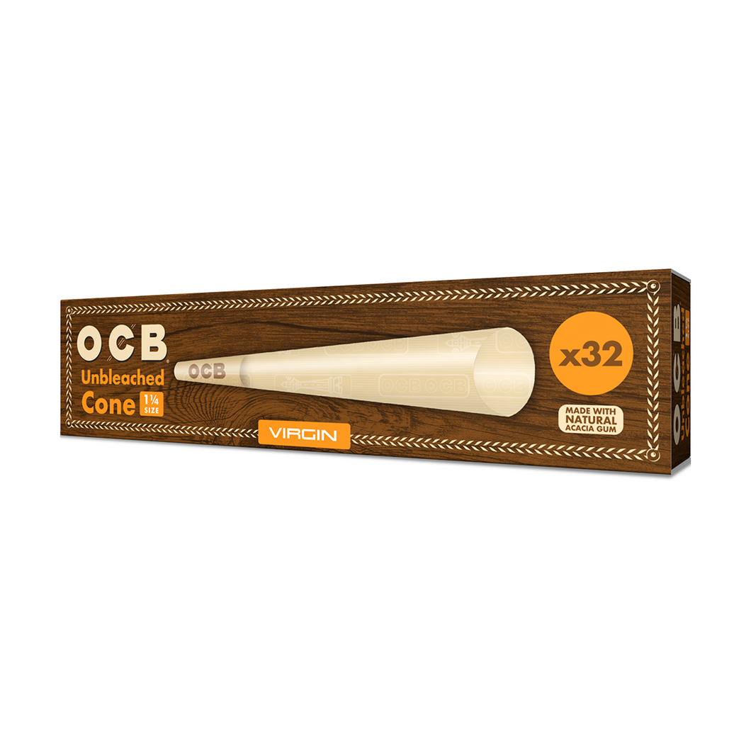 OCB Virgin Cone 1¼ Size 32 Pack (Single)