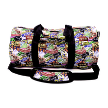 Load image into Gallery viewer, Smell Proof Weekender Duffle Bag - Sticker Collage

