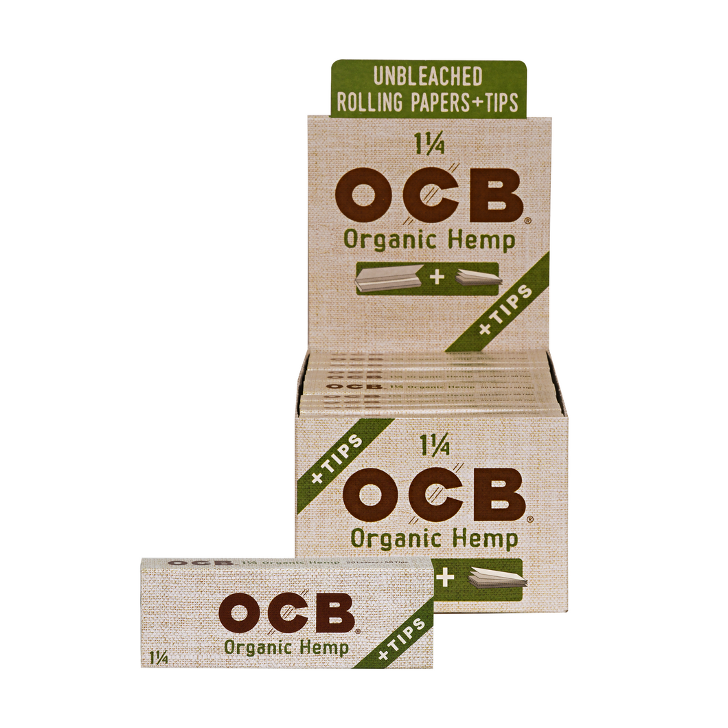 OCB Organic Hemp 1¼ + Tips
