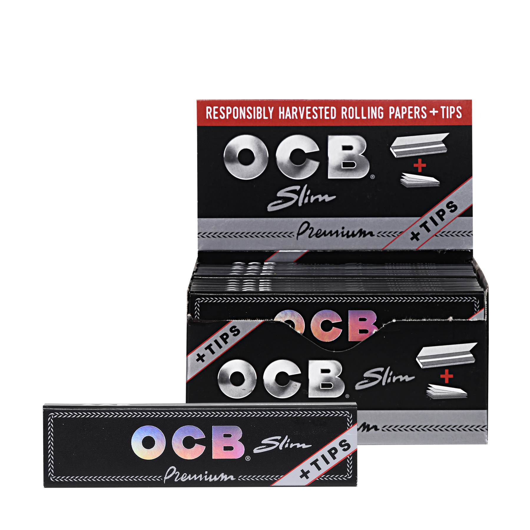 Premium Slim Rolling Papers + Tips – OCB USA Rolling Paper Store