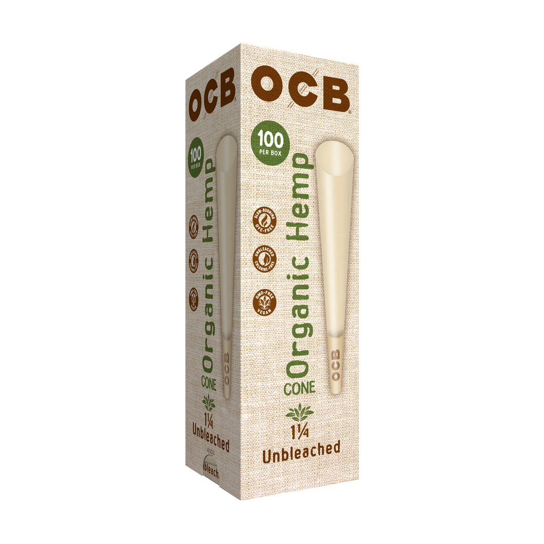 OCB Organic Hemp Cone 1¼ Mini Tower 100 Count
