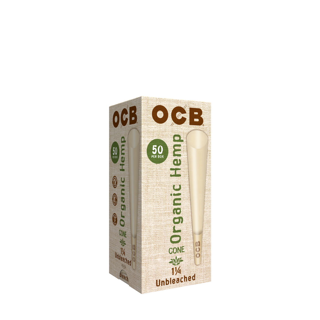 OCB Organic Hemp Cone 1¼ Mini Tower 50 Count