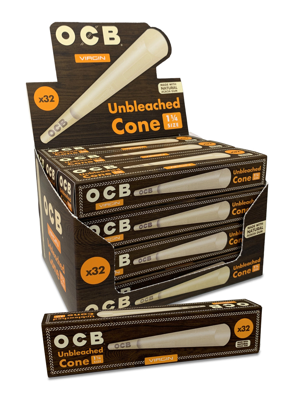Unbleached 1¼ Cone, 32 Pack (Box)